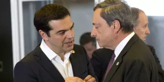 Crise grecque: pour Mario Draghi (BCE), "cette fois c'est réellement difficile" Crise grecque: pour Mario Draghi (BCE), "cette fois c'est réellement difficile".