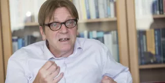 Guy Verhofstadt: "Mon intention n'était pas d'être agressif envers Tsipras, c'est ... Guy Verhofstadt: "Mon intention n'était pas d'être agressif envers Tsipras, c'est .