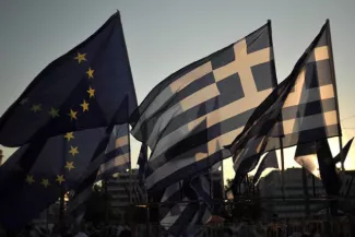 Athènes rend sa copie pour éviter un Grexit Le commissaire européen aux Affaires économiques a estimé que »la fenêtre de tir pour conclure un accord avec la Grèce se referme définitivement dimanche«. Image: Keystone