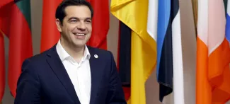 Alexis Tsipras, la métamorphose d'un idéologue de gauche en «sauveur de la nation» Le premier ministre Alexis Tsipras, mardi à Bruxelles. Crédits photo : © Francois Lenoir / Reuters/REUTERS
