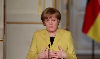 Grèce: les députés allemands débattent du nouveau plan d'aide Angela Merkel fait face à de plus en plus de grogne dans son camp conservateur. ©Sébastien SORIANO/Le Figaro
