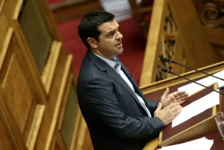 Grèce : Tsipras exclut de former un gouvernement d'unité nationale Grèce : Tsipras exclut de former un gouvernement d'unité nationale.