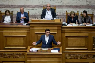 L'équipe gouvernementale a obtenu dans la nuit de mercredi à jeudi la confiance de 155 députés sur 300. Image: Keystone


