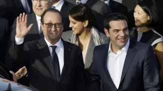 La Grèce veut séduire les investisseurs français François Hollande reçu ce jeudi à Athènes par Alexis Tsipras Crédits photo : Thanassis Stavrakis/AP