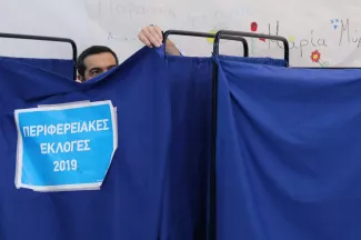 En Grèce, le coup de poker perdant d'Aléxis Tsípras En Grèce, le coup de poker perdant d'Aléxis Tsípras.