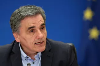 Pour Euclid Tsakalotos, l’ancien ministre grec, l’Europe est la championne des blocages Pour Euclid Tsakalotos, l’ancien ministre grec, l’Europe est la championne des blocages.