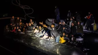 Désespérés, les habitants de cette île grecque de la mer Égée, située à 70 km d’Izmir, ont perdu toute confiance dans l’Europe et dans la politique nationale. ANGELOS TZORTZINIS/AFP


