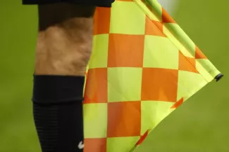 Foot : les arbitres en grève contre les violences Les arbitres grecs sont en grève. (A. Martin/L'Équipe)