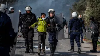 Un migrant a été blessé à la jambe par des tirs en provenance du côté grec. (Photo d'illustration)


