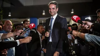 Le vainqueur des législatives en Grèce, Kyriakos Mitsotakis, est investi lundi 8 juillet 2019 au poste de Premier ministre


