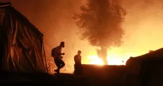 La leçon du camp de Moria La leçon du camp de Moria.
