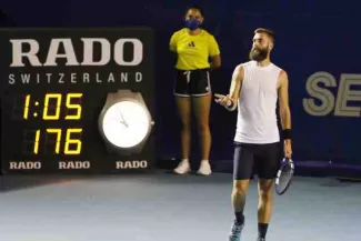 Tennis - Acapulco : Benoit Paire sorti par Stefanos Tsitsipas à Acapulco Benoit Paire lors de son duel face à Stefanos Tsitsipas. (C.Perez-Gallardo/Reuters)