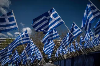 Anniversaire: La Grèce célèbre en grande pompe le bicentenaire de son indépendance Anniversaire: La Grèce célèbre en grande pompe le bicentenaire de son indépendance.