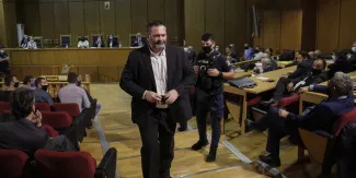 Fin de cavale pour l’eurodéputé néonazi grec Ioannis Lagos Fin de cavale pour l’eurodéputé néonazi grec Ioannis Lagos.