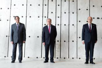 Conseil de sécurité de l’ONU: Les Chypriotes turcs veulent la reconnaissance de deux États séparés Conseil de sécurité de l’ONU: Les Chypriotes turcs veulent la reconnaissance de deux États séparés.