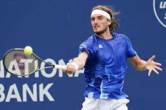 Tennis : Stefanos Tsitsipas critiqué par le gouvernement grec pour ses propos sur la vaccination De Cincinnati, Stefanos Tsitsipas a émis des réserves envers le vaccin anti-Covid. (John E. Sokolowski/Reuters)