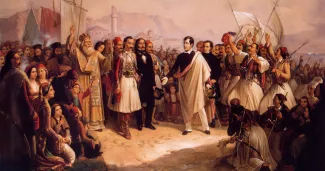 Missolonghi, le sang de Byron et les larmes de l’Europe Missolonghi, le sang de Byron et les larmes de l’Europe.