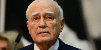 Mort de Karolos Papoulias, ancien président grec Mort de Karolos Papoulias, ancien président grec.