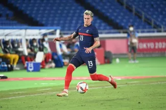 Clément Michelin, ici sous le maillot de l'équipe de France aux JO. (P. Lahalle/L'Equipe)


