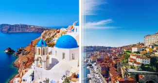 L'Europe du sud a la cote auprès des retraités français. Photo-montage Shutterstock


