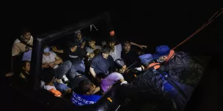 Frontex, l’agence européenne de gardes-frontières, a maquillé des renvois illégaux de migrants en mer Egée Frontex, l’agence européenne de gardes-frontières, a maquillé des renvois illégaux de migrants en mer Egée.