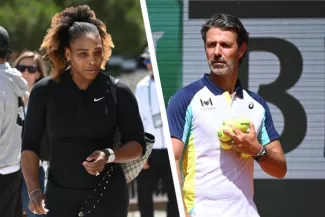 Wimbledon (F) : Serena Williams et Patrick Mouratoglou, une nébuleuse fin de collaboration Serena Williams et Patrick Mouratoglou tracent désormais leur route chacun de leur côté. (L'Équipe)