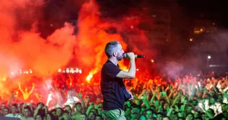 Le rappeur LEX embrase la Grèce Le rappeur LEX embrase la Grèce.