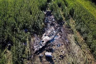 Crash d’un avion cargo en Grèce: au moins huit morts Crash d’un avion cargo en Grèce: au moins huit morts.