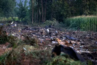 Le mystérieux avion cargo qui s'est écrasé en Grèce contenait 11 tonnes d'armement Le mystérieux avion cargo qui s'est écrasé en Grèce contenait 11 tonnes d'armement.