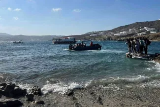 Naufrage d'un bateau de migrants en Grèce: 29 rescapés, entre 30 et 50 disparus Naufrage d'un bateau de migrants en Grèce: 29 rescapés, entre 30 et 50 disparus.