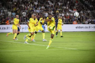 Foot : Nantes affrontera l'Olympiakos, Karabagh et Fribourg Marcus Coco et les Nantais disputeront la Ligue Europa. (S. Mantey/L'Équipe)
