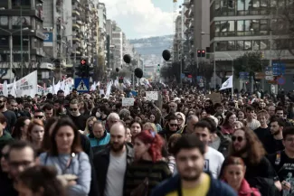 En Grèce, la pression s’accroît sur le gouvernement Mitsotakis En Grèce, la pression s’accroît sur le gouvernement Mitsotakis.