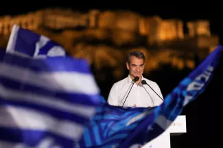 Elections législatives en Grèce : le premier ministre Kyriakos Mitsotakis sollicite un second mandat pour déjouer « l’instabilité » Elections législatives en Grèce : le premier ministre Kyriakos Mitsotakis sollicite un second mandat pour déjouer « l’instabilité ».