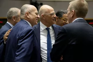 A Bruxelles, la Hongrie et Grèce ralentissent les discussions sur l’aide à l’Ukraine A Bruxelles, la Hongrie et Grèce ralentissent les discussions sur l’aide à l’Ukraine.