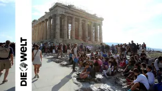 En faillite en 2010, la Grèce reprend du poil de la bête En faillite en 2010, la Grèce reprend du poil de la bête.