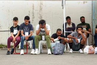 Samir, jeune Kurde survivant du pire naufrage au large de la Grèce depuis 2016 : « Je n’arrive pas à me calmer » Samir, jeune Kurde survivant du pire naufrage au large de la Grèce depuis 2016 : « Je n’arrive pas à me calmer ».
