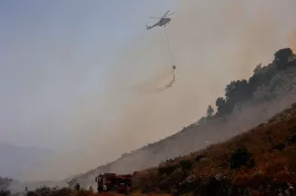 Feux de forêts en Grèce: «J’ai vu l’incendie depuis mon salon» Feux de forêts en Grèce: «J’ai vu l’incendie depuis mon salon».