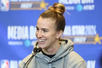 <p>Sabrina Ionescu sera l'une des têtes d'affiche d'« Unrivaled ».