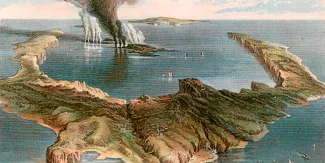 À Santorin, l'écho de l'Atlantide ?