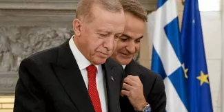 Une crise gréco-turque serait probable si la Turquie ressortait ses navires de guerre au moment de la pose du câble. © LOUISA GOULIAMAKI / X07965 / REUTERS