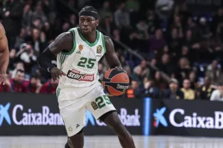 Kendrick Nunn est le nouveau MVP de l'Euroligue. (J. Borrego/Presse Sports)
