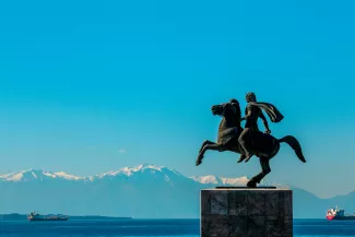 Statue d'Alexandre le Grand - Thessalonique  -  DR
