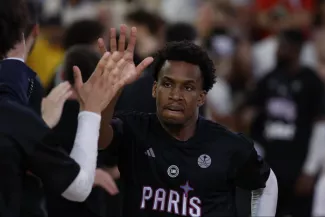 TJ Shorts quitte officiellement le Paris Basketball. (A. Boichard/L'Équipe)