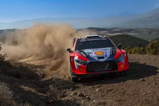 Tänak est solidement installé en tête du rallye. (Pascal Huit/Presse Sports)