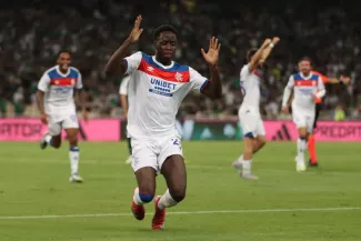 Djeidi Gassama a encore marqué en Ligue des champions. (X/@RangersFC)