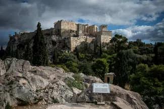 Le Parthénon sur l'Acropole d'Athènes, le 3 décembre 2024  -  Angelos TZORTZINIS - Athènes (AFP)