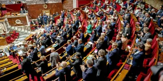 Les parlementaires ont été informés du remboursement anticipé à hauteur de 1,1 milliard d'euros par la Grèce.  © Jumeau Alexis / Jumeau Alexis/ABACA