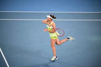 Après un excellent parcours à Doha puis un très bon premier set en huitièmes, Varvara Gracheva a lâché prise. (P. Lahalle/L'Équipe)