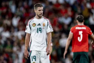 Barnabas Varga, ici avec la Hongrie. (Stefan Koops/Presse Sports)