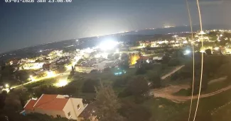 Base aérienne britannique d'Akrotiri, dans le district de Limassol, à Chypre, sur cette capture d'écran tirée d'une vidéo obtenue le 2 mars 2026. KitasWeather / REUTERS